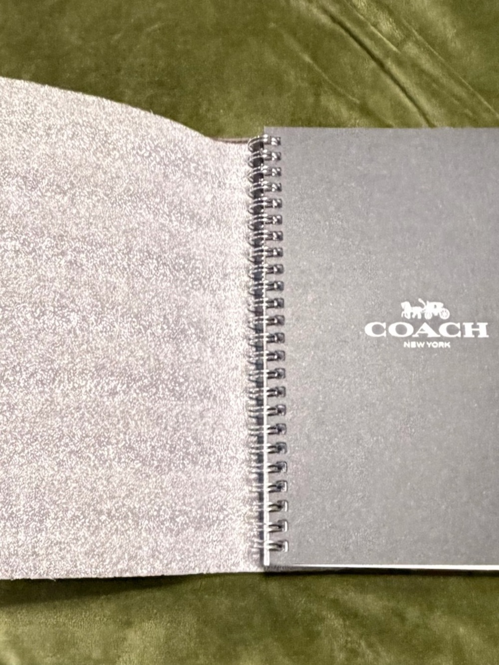 Coach Pink Monogram Snap Journal Notebook - Picture 3 of 5